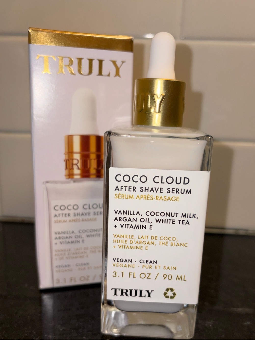 Truly - “Coco Cloud “After Shave Serum (Size: 3.1 fl oz) - New in Box - Picture 13 of 15
